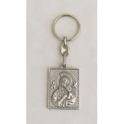 Madonna and child keychain byzantine style