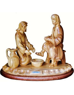 washing feet