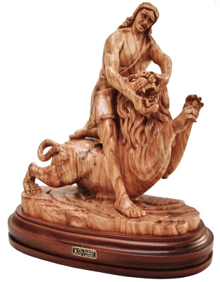 samson and delilah statue