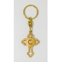 Nativity cross keychain