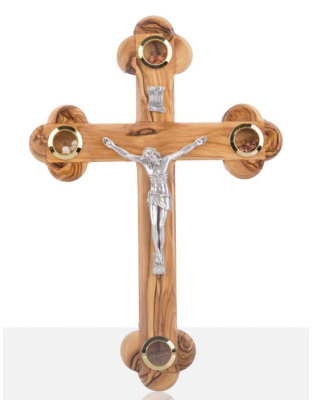 Budded crucifix 23cm
