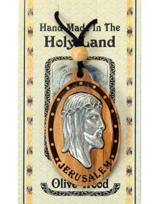 Jesus bust necklace