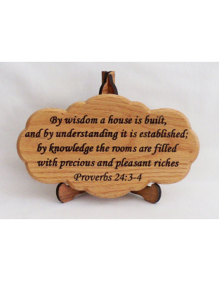 Scripture desk decor